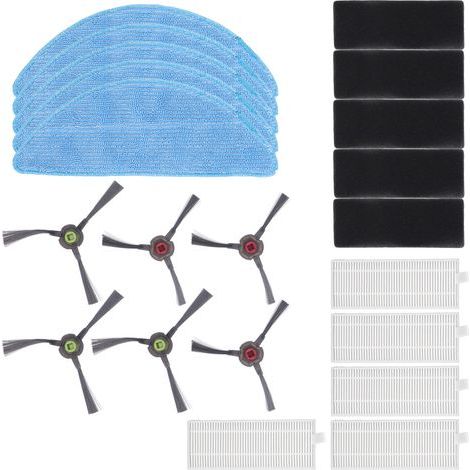 Ensemble de filtres de chiffon pour Robot nettoyeur, brosse latérale réutilisable remplaçable pour Yeedi K600 K700 K680 (1/5)