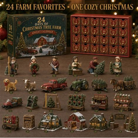 Christmas Tree Farm Advent Calendar｜24-Day Christmas Tree Farm (1/2)