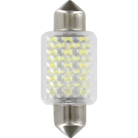 12V Led Series - 27 SMD x 1 chips - 15x35 mm - SV8,5-8 - 1 pz - D/Blister - Bianco - Doppia polarità (1/4)