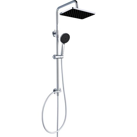 Ensemble Colonne de Douche Noir sans Mitigeur (1/5)