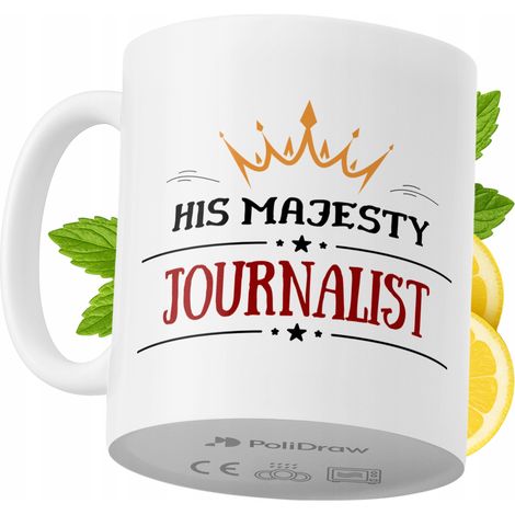 Lustige Kaffeetasse für Journalisten mit witzigem Textdesign – ideal für Geburtstage, Namenstage und Feiertage. Hochwertige Tasse für besondere Anlässe im Büro oder Homeoffice. Farbe: Weiß, 330 ml.