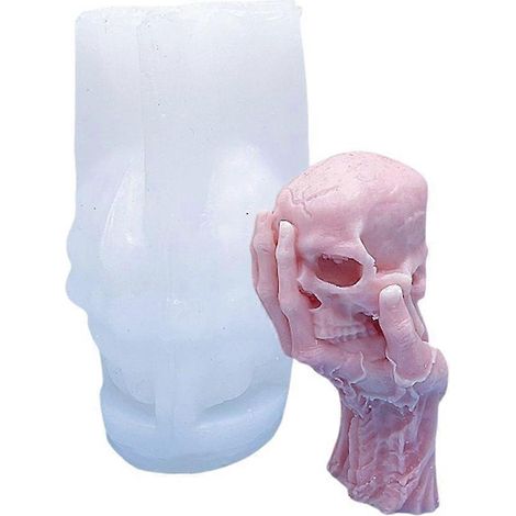Moules en silicone pour bougies d'Halloween, savons et autres cadeaux d'Halloween (1/4)