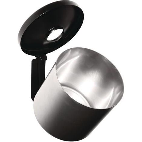 Wandascher Ø150xH145mm neusilber m.Kippvorrichtung TKG (1/3)