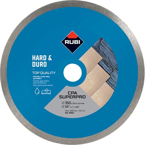 Rubi 30931 CPA350 Continuous Rim Diamon Blade 350mm RUB30931
