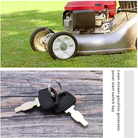 6 Pièces Clés de Contact de Remplacement 35111-880-013 Compatibles avec Honda GX160 GX200 GX240 GX270 GX340 GX390 Clé de Démarrage 44x25mm / 1,73x0,98 Pouce (1/5)