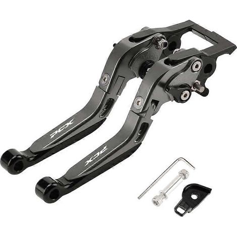 Convient aux Honda PCX160 de 21 à 24 ans : freins à disque avant et arrière, freins modifiés, avertisseur sonore avec fonction de stationnement, poignée de frein à main (noir titane). (1/5)