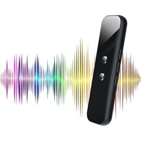 [NEVER USED] Real-time language translator, offline two-way translation, accurate BT, 600 mAh, language translation device for business trips.