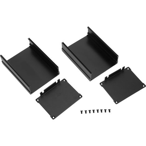 Boîtier de montage en alliage d'aluminium pour circuit imprimé, coffret électronique GPS 57x76x100mm, boîte de protection modulaire pour carte de puissance. (1/5)