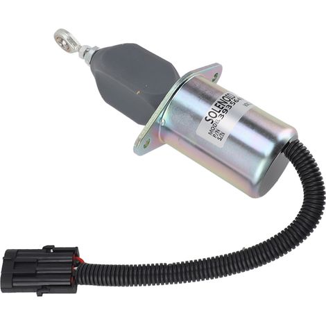 Elettrovalvola di arresto fiamma di ricambio, in metallo, ad alta precisione, sensibile, per lo spegnimento del motore, 12V, per cilindri da 5.9L e 8.3L. (1/5)