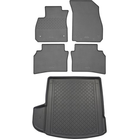 Opel Insignia B Sports / Country Tourer Kombi (5 puertas) desde 07.2017 SET - alfombrillas de goma para coche + alfombrilla para maletero (1/5)