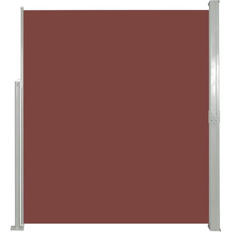 vidaXL Tenda da Sole Laterale Retrattile 160 x 500 cm Marrone