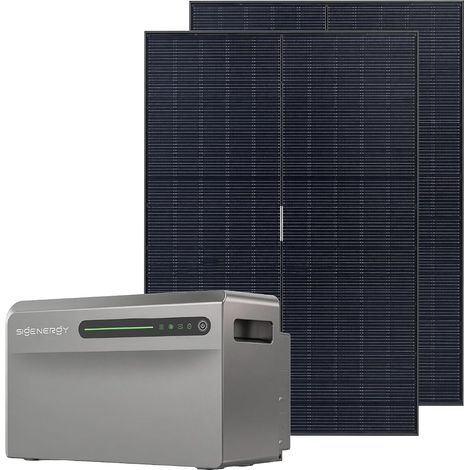 Sigenergy SigenMate 2700 ultra, Balkonkraftwerk mit Speicher, 2,68kWh, bis zu 18,8 kWh,2×500W Solarpanels, 4 MPPT, 4000W Solareingang,1400W bidirektional,Sigen AI, Plug & Play,mit Smarter Zähler (1/5)