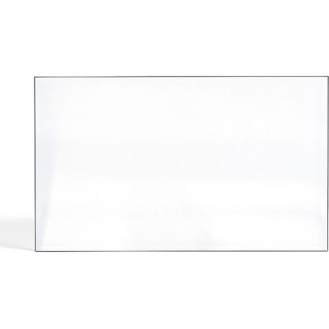Vitre Invicta 6885 AM - Verre rectangle percé pour insert - 692 x 460 x 4 mm - 4 mm (1/5)