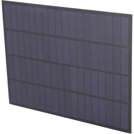 Mini panneau solaire polycristallin 18 V 5 W, chargeur solaire portable en époxy pour éclairage solaire de jardin DIY (1/5)
