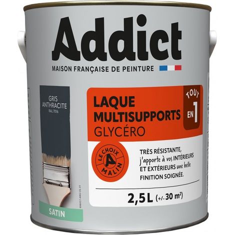 Glycéro-Lackierung Satin 2,5 Liter Anthrazitgrau - Addict