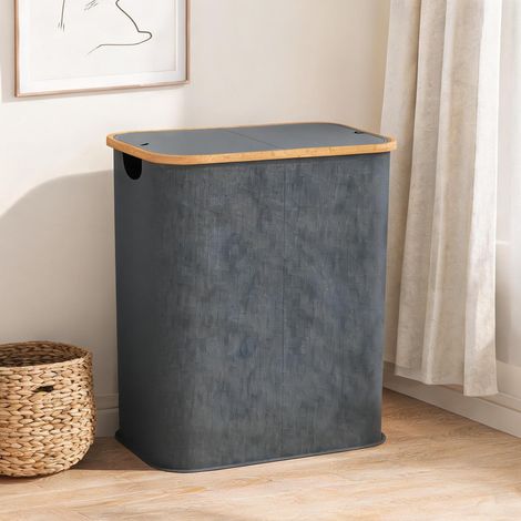 Accessoire de nettoyage pliable gris 54 x 34 x 58,5 cm (1/5)