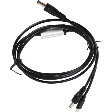Câble d'alimentation USB-C vers DC 5,5x2,1 mm, 1,25 m (4,1 ft), cordon convertisseur de rechange pour ordinateur portable, enceinte et écran (1/5)