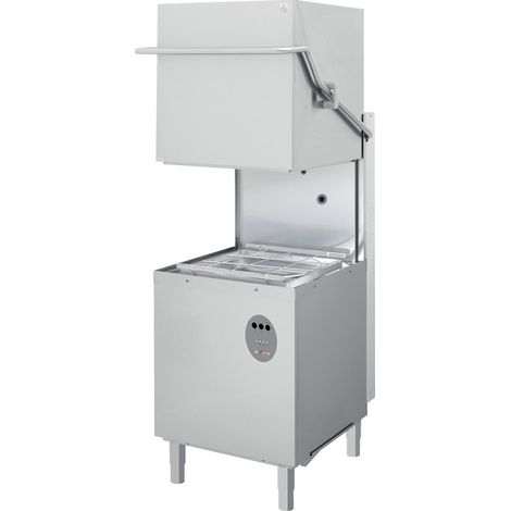 Lave-vaisselle capot, panier carré 500x500 mm avec doseur de produit de lavage - Diverso