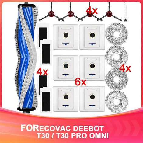 Set mit 20 Zubehörteilen für den Ecovacs Deebot T30 / T30 Pro Omni Saugroboter (1/5)