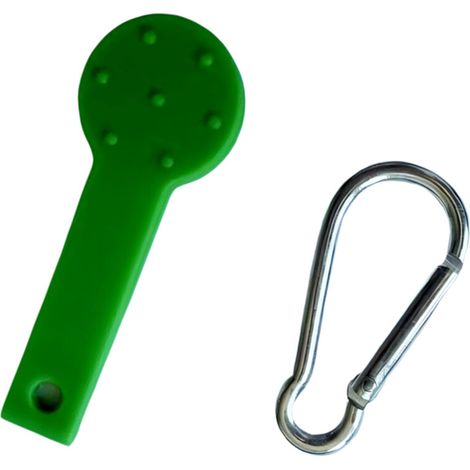 Pratico apri-sacchetti multifunzionale per escrementi - Verde