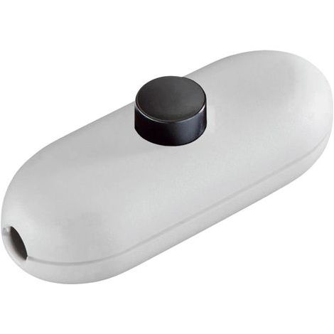 Interrupteur pour câble souple interBär 5044-001.01 blanc, noir 1 x Off/On 2 A 1 pc(s) D75132 (1/3)
