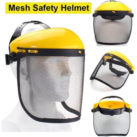 TEMPSA 1Pcs Casque de sécurité protection 39 x 20cm fauche jardin (1/4)