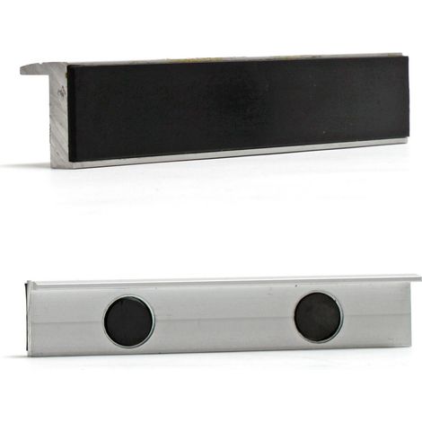 Alu Schutzbacken Prismenbacken Schonbacken 150 mm magnetisch für Schraubstock (1/2)