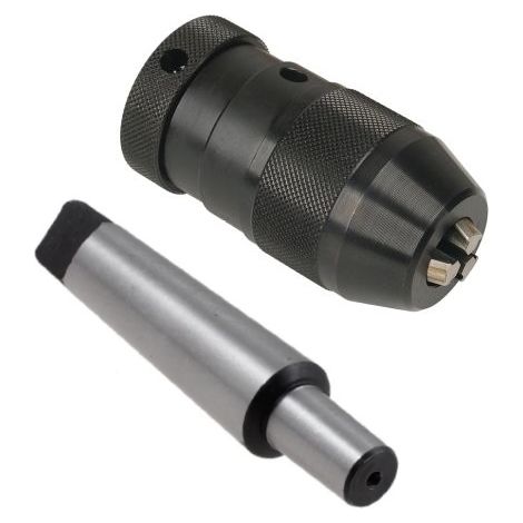 Mandrino autoserrante/Tornio/Trapano a colonna 3-16mm attacco B18 + adattatore MT3-B18