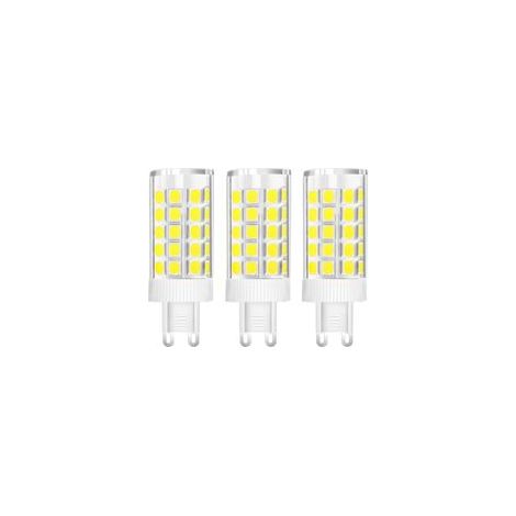 Lot de 3 Ampoules LED G9 10W Équivalent Halogène 150W, 86 LED, 1000Lm, Angle de faisceau 360°, Ultra Lumineuses, AC220-240V, Non Dimmable, Blanc Froid 6500K [Classe énergétique B]