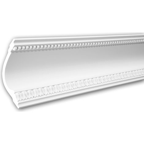 Cornisa 150164 Profhome Moldura decorativa Perfil de estuco estilo Neoclasicismo blanco 2 m
