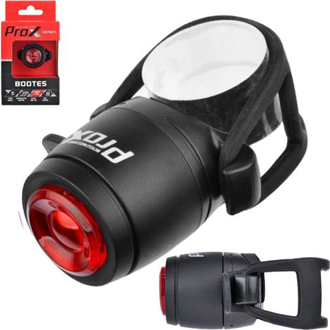 Fanale posteriore per bicicletta con sensore di prossimità, LED SMD da 20 lm, batteria da 220 mAh, sicuro e con modalità memoria. (1/4)