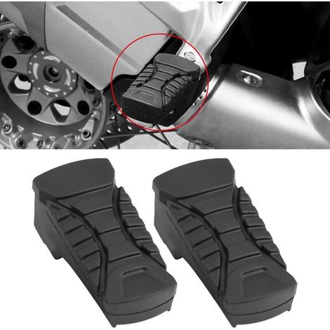 Repose-pieds moto R1200Gs Support pieds Caoutchouc, compatible 2014-2017 Propriétaires BMW R1200Gs/Adv (1/4)