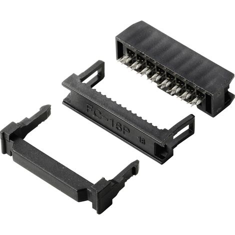 TRU COMPONENTS TC-9878220 Verbinder Anzahl Reihen: 2 Polzahl je Reihe: 8 1 St. (1/4)