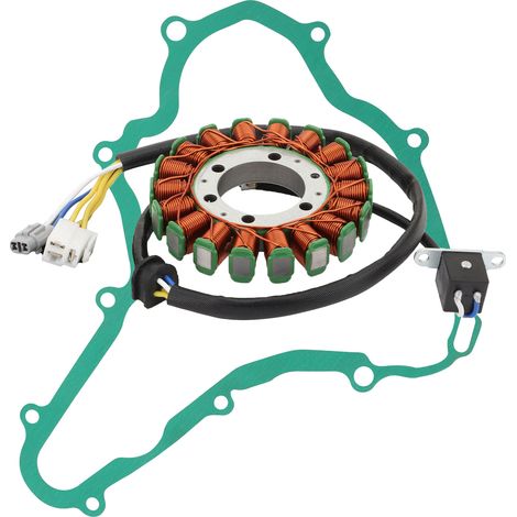 Kit de joints en papier pour stator compatible avec Suzuki LT-R450 Quad Racer 2006-2008 (K6 K7 K8) - Remplacement pièce 32101-45G00-x