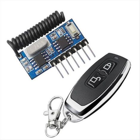 Module Récepteur Émetteur Décodeur Récepteur Jog Autobloquant Contrôleur de Verrouillage Module 433 MHz avec Télécommande (1/4)