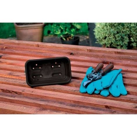 Garland Greenhouse Mini Seed Tray - Black - 17 x 10 x 5cm (1/2)
