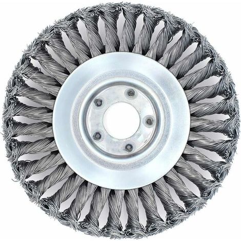 Brosse métallique rotative pour désherbage, disque de coupe 6/8 pouces pour outils de jardin et agriculture (1/5)
