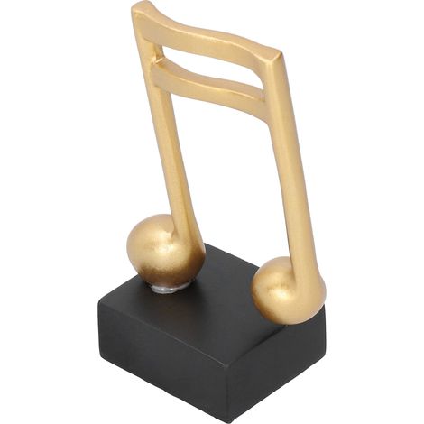 Musiknotenfigur aus Kunstharz, Schreibtischfigur, Musikskulptur, Dekorationsornament G210 (1/5)