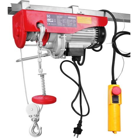 MONZANA® Electric Winch Pulley Chain Robust Construction Safety Features One-Handed Control Swift & Precise Operation (1/5)