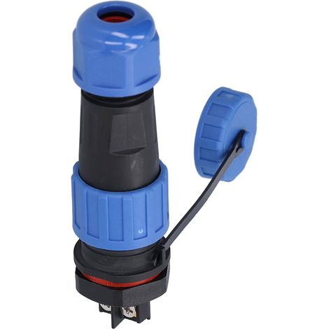 Connecteur mâle-femelle pour prise aviation LP16 2 broches, sans soudure, étanche IP68, 250 V, 20 A (1/5)