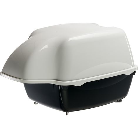 Toilette pour chat Cosmic Outdoor – Bac à litière couvert – Dimensions 43,5 x 73,5 x 41 cm – Plastique recyclé – Conception anti-pluie – Ferplast (1/5)