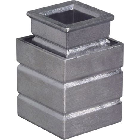 Innesto per barre quadrate da 16 mm in ghisa, 2 pezzi