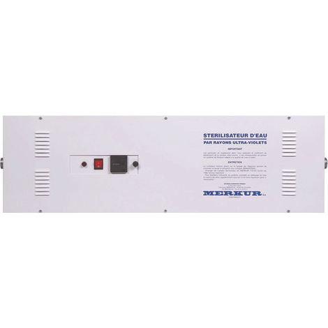 Stérilisateur UV pour eau de pluie - Anti-virus et anti-bactéries, horizontal - Merkur