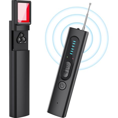 Rilevatore di telecamere spia, scanner anti-spia GPS, rilevatore di microspie, ascolto remoto per ufficio, hotel, casa (1/5)