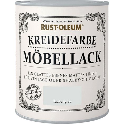 Rust-Oleum Kreidefarbe Möbellack 125 ml taubengrau Kreidefarbe