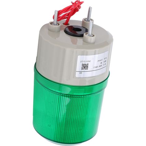 LED-BERM-Warnleuchte mit akustischem Alarm, BEM-1081J, 220 V AC, grün (1/5)