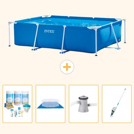 Intex Piscine Tubulaire Rectangulaire - 220x150x60 cm - 5-pièces S20819 (1/5)