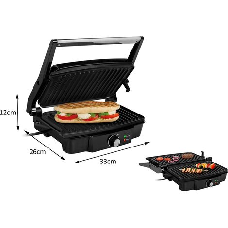Tristar GR-2852 Elektro Kontaktgrill Schwarz