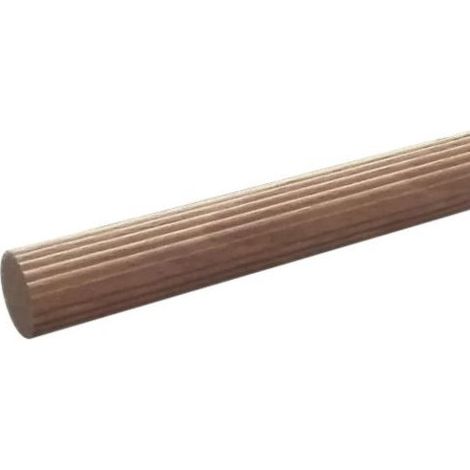 Tourillon en bois strié Diamètre 10 Longueur 1 mètre