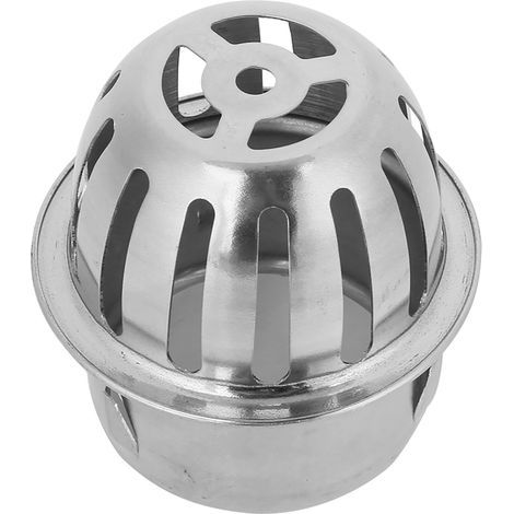 Drain d'extérieur en acier inoxydable pour balcon et cour, anti-obstruction (plat 110 mm) (1/5)